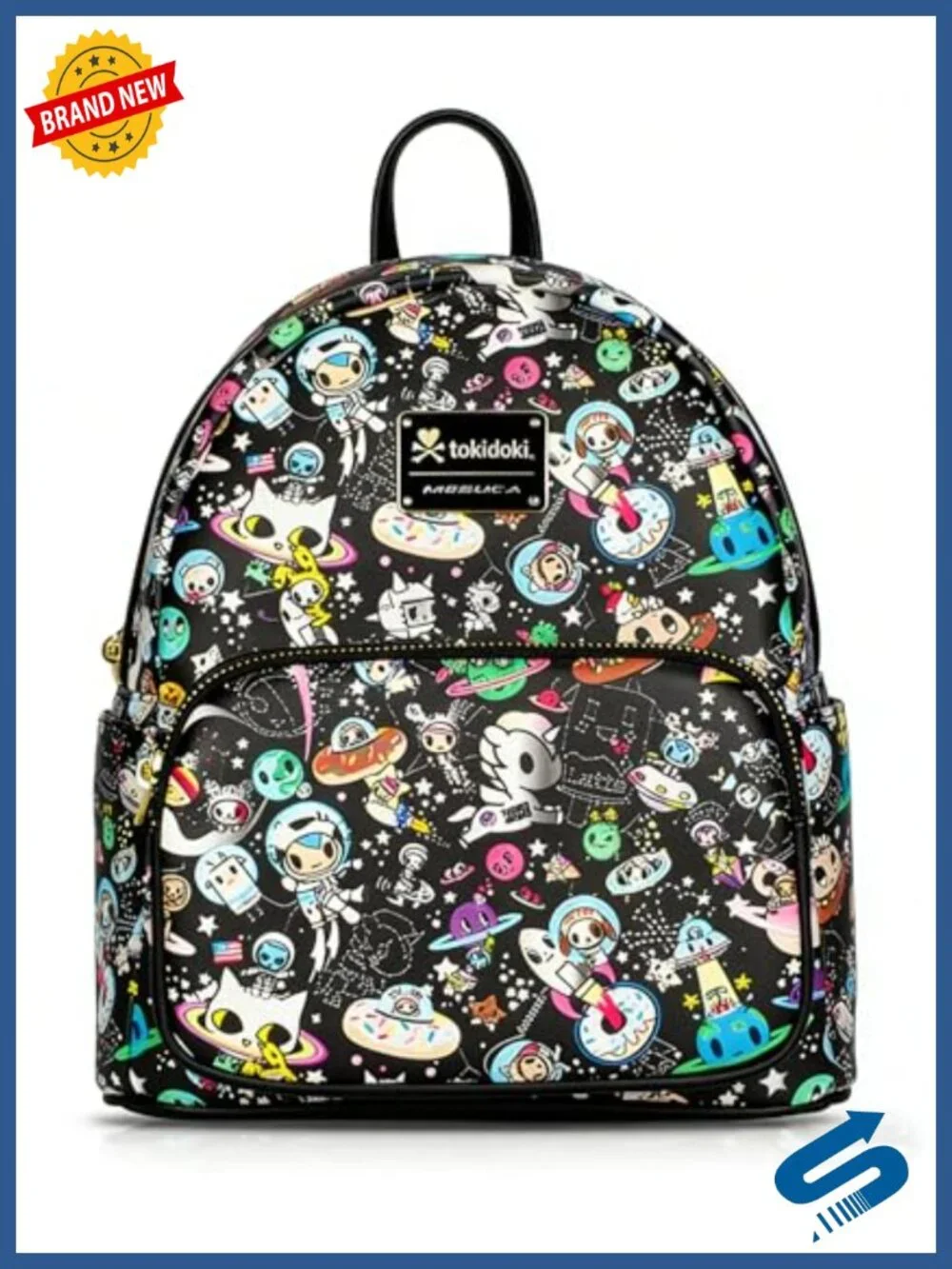 Mini Backpack Purse - PU Leather Daypack with Adjustable Straps